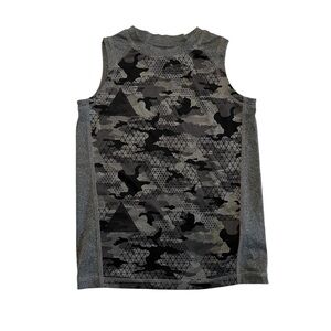 Joe Fresh Gray and Black Athletic Tank Top